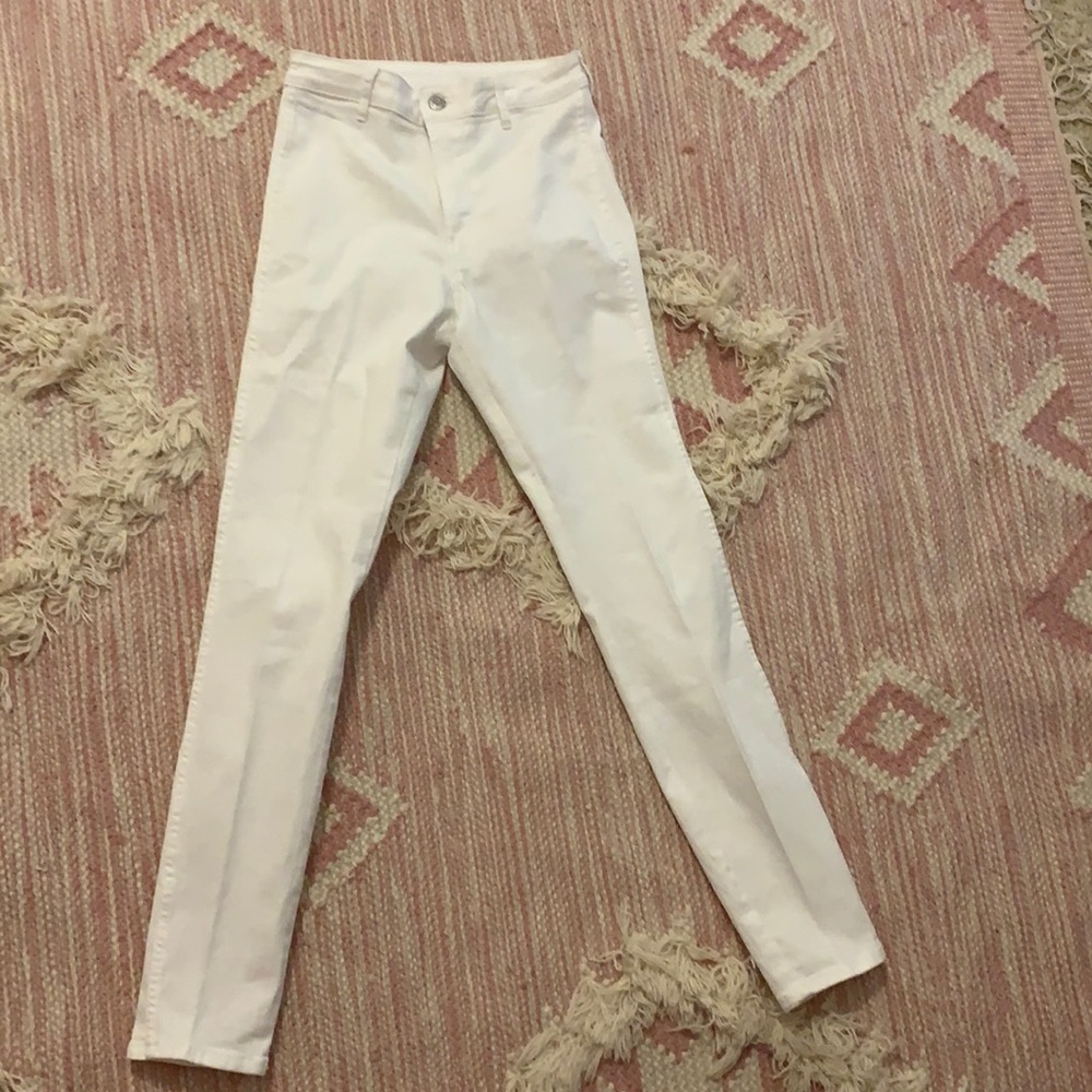white jeans